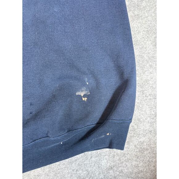 VINTAGE Field & Stream Sweatshirt Mens XL Blue Guide Service Fishing Outdoors - Picture 4 of 5